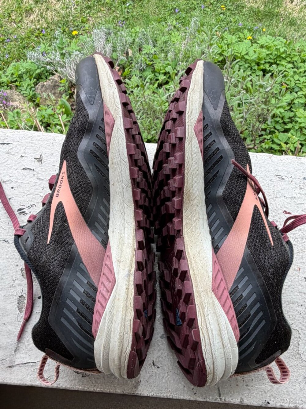 BROOKS Cascadia 15 Trail Running Walking Womens Black Pink All Shoes 9.5 41 - Picture 5 of 7